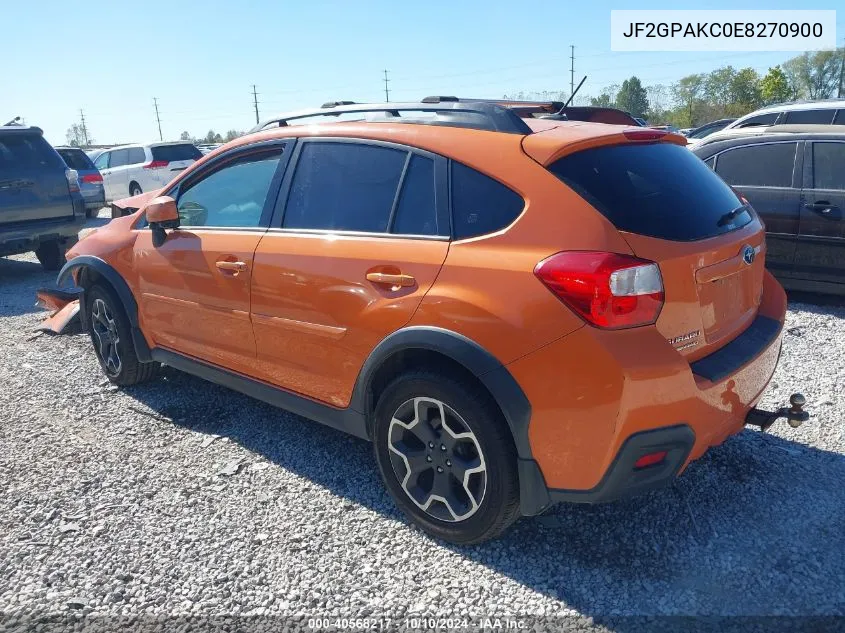 2014 Subaru Xv Crosstrek 2.0I Limited VIN: JF2GPAKC0E8270900 Lot: 40568217