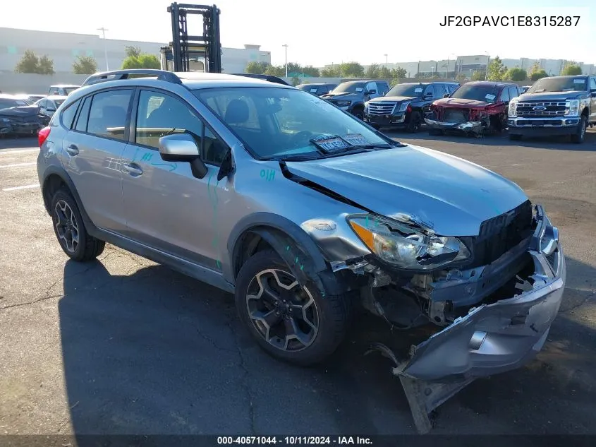 2014 Subaru Xv Crosstrek 2.0I Premium VIN: JF2GPAVC1E8315287 Lot: 40571044