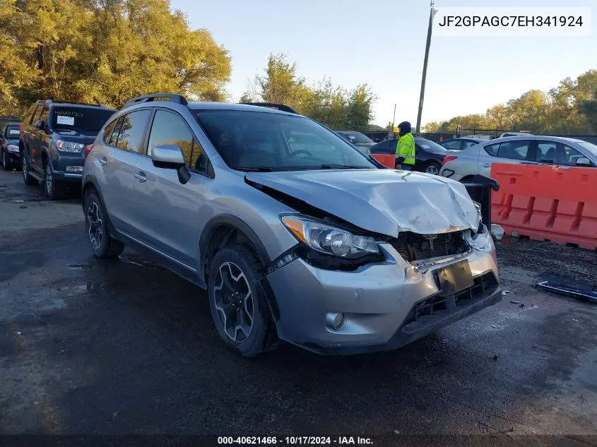 2014 Subaru Xv Crosstrek 2.0I Limited VIN: JF2GPAGC7EH341924 Lot: 40621466