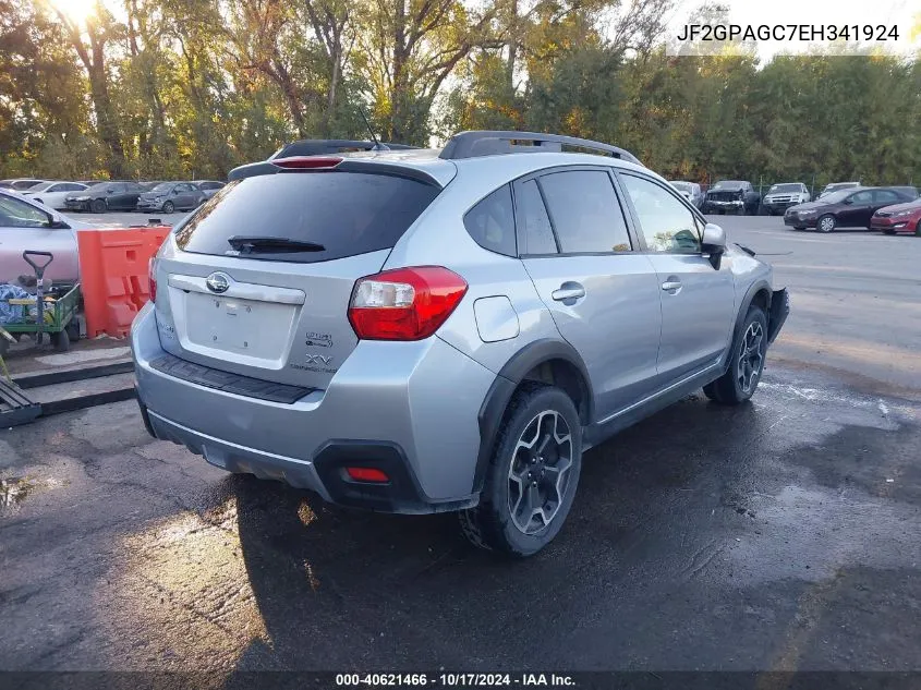 2014 Subaru Xv Crosstrek 2.0I Limited VIN: JF2GPAGC7EH341924 Lot: 40621466