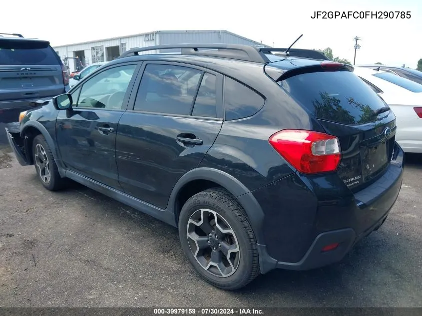 2015 Subaru Xv Crosstrek 2.0I Premium VIN: JF2GPAFC0FH290785 Lot: 39979159