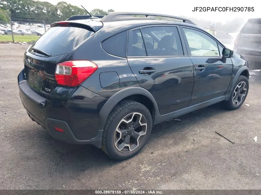 2015 Subaru Xv Crosstrek 2.0I Premium VIN: JF2GPAFC0FH290785 Lot: 39979159