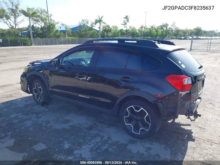 2015 Subaru Xv Crosstrek 2.0I Premium VIN: JF2GPADC3F8235637 Lot: 40093598