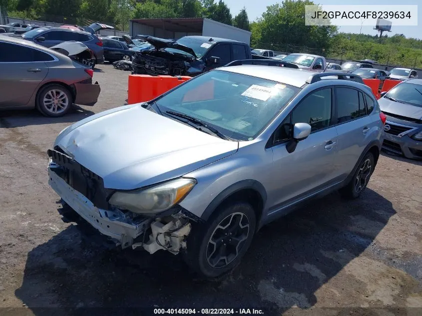 2015 Subaru Xv Crosstrek 2.0I Premium VIN: JF2GPACC4F8239634 Lot: 40145094