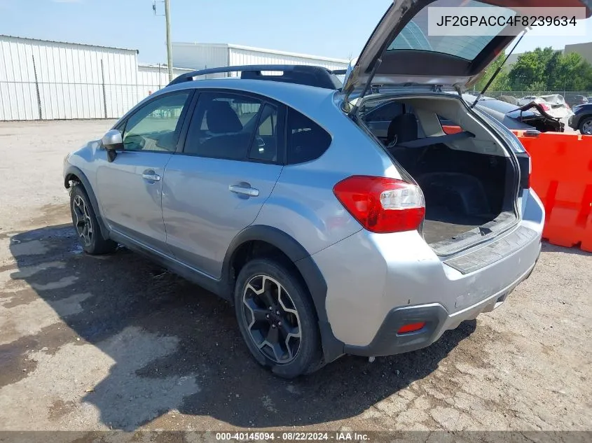 2015 Subaru Xv Crosstrek 2.0I Premium VIN: JF2GPACC4F8239634 Lot: 40145094