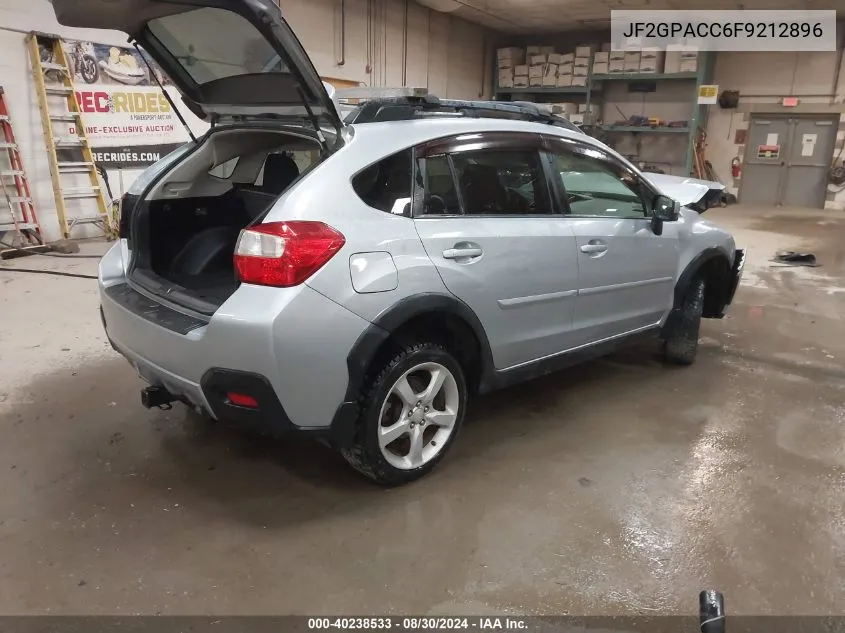 2015 Subaru Xv Crosstrek 2.0I Premium VIN: JF2GPACC6F9212896 Lot: 40238533