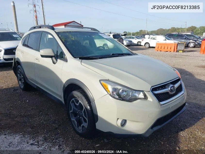 2015 Subaru Xv Crosstrek 2.0I Premium VIN: JF2GPACC0F8213385 Lot: 40245026