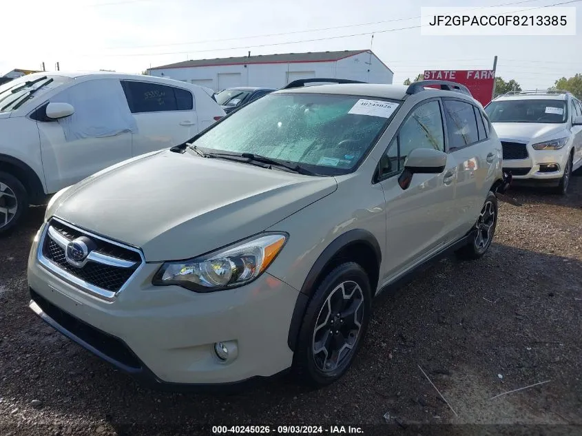 2015 Subaru Xv Crosstrek 2.0I Premium VIN: JF2GPACC0F8213385 Lot: 40245026