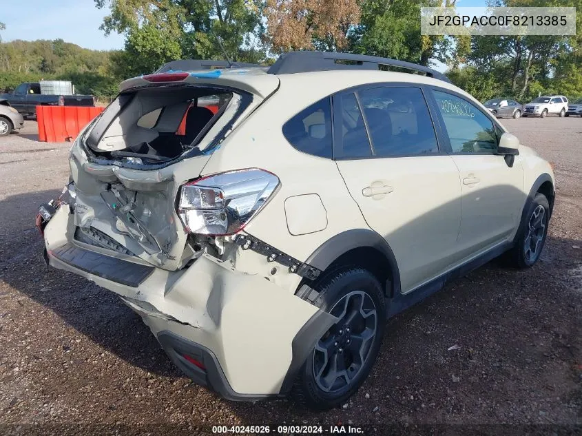 2015 Subaru Xv Crosstrek 2.0I Premium VIN: JF2GPACC0F8213385 Lot: 40245026