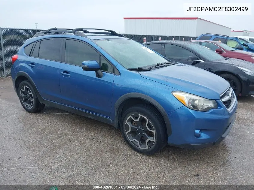 2015 Subaru Xv Crosstrek 2.0I Limited VIN: JF2GPAMC2F8302499 Lot: 40261631