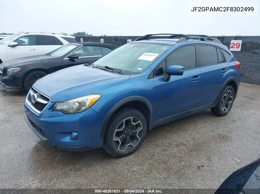 2015 Subaru Xv Crosstrek 2.0I Limited VIN: JF2GPAMC2F8302499 Lot: 40261631