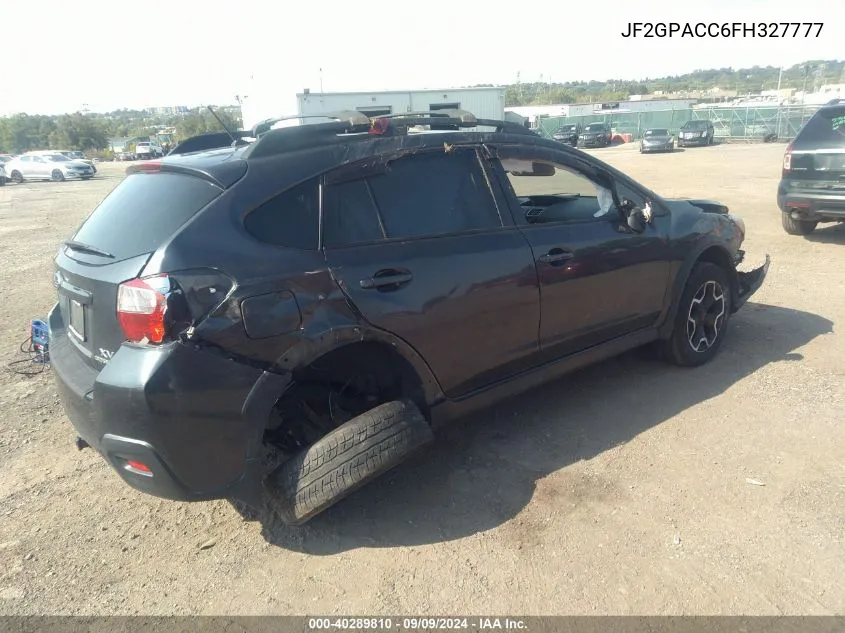 2015 Subaru Xv Crosstrek 2.0I Premium VIN: JF2GPACC6FH327777 Lot: 40289810