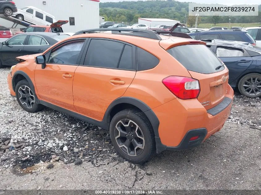 2015 Subaru Xv Crosstrek 2.0I Limited VIN: JF2GPAMC2F8239274 Lot: 40319238