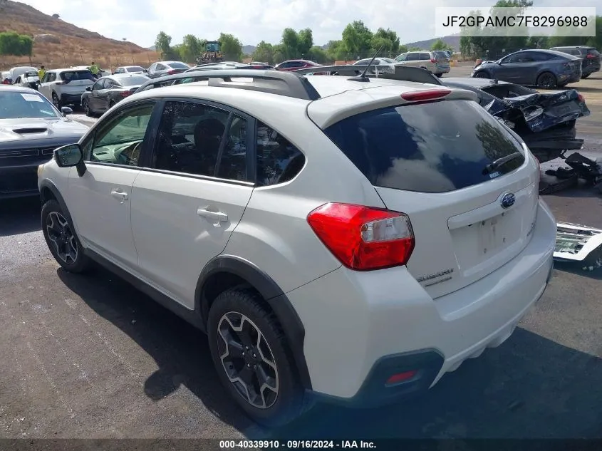 2015 Subaru Xv Crosstrek 2.0I Limited VIN: JF2GPAMC7F8296988 Lot: 40339910