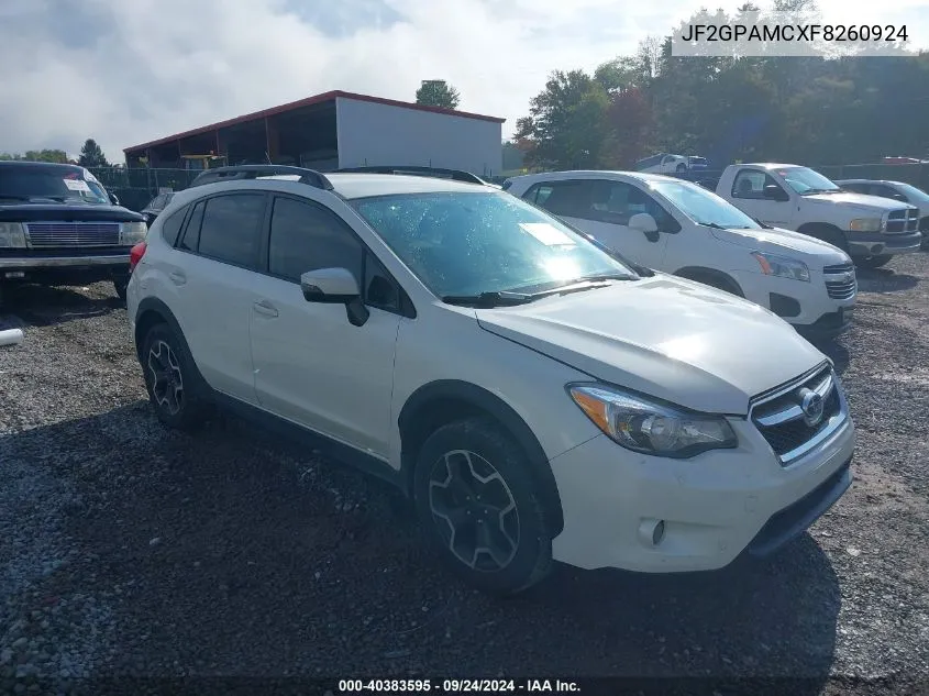 2015 Subaru Xv Crosstrek 2.0I Limited VIN: JF2GPAMCXF8260924 Lot: 40383595