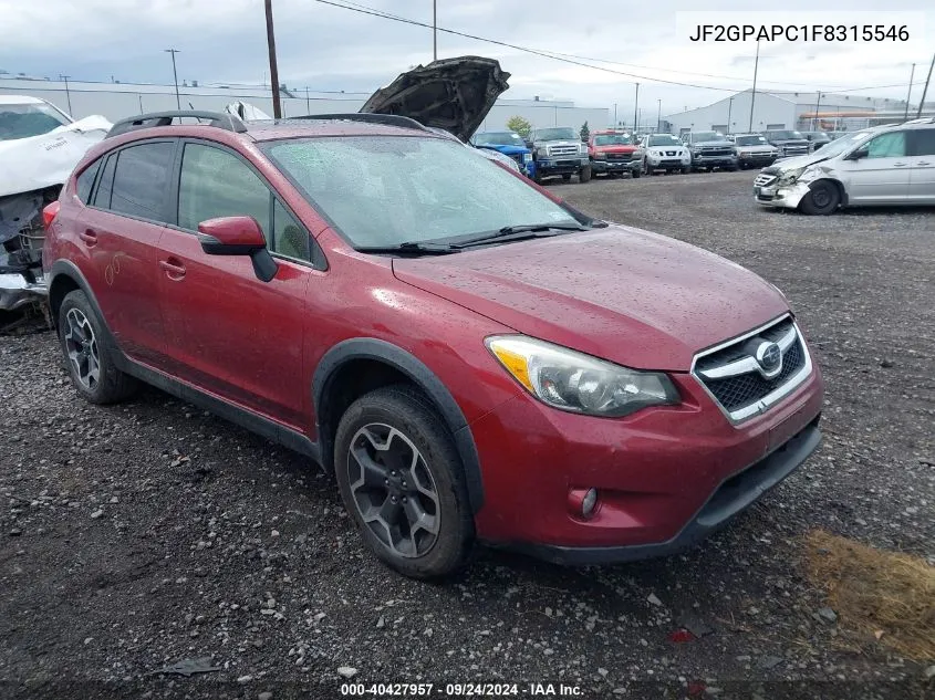 2015 Subaru Xv Crosstrek 2.0I Limited VIN: JF2GPAPC1F8315546 Lot: 40427957