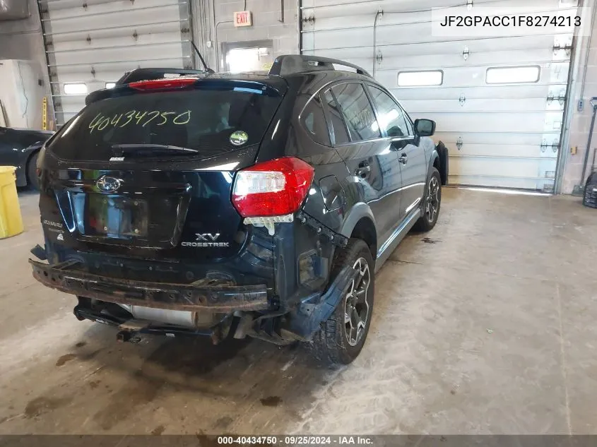 2015 Subaru Xv Crosstrek 2.0I Premium VIN: JF2GPACC1F8274213 Lot: 40434750