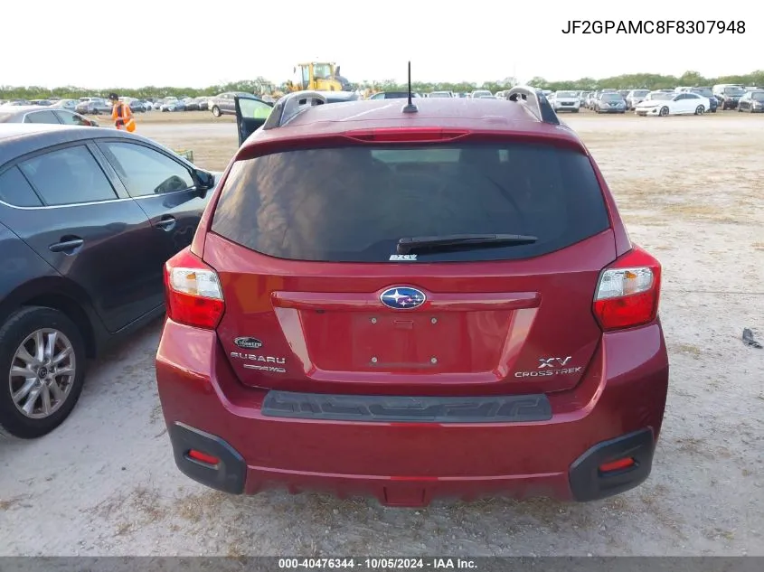 2015 Subaru Xv Crosstrek 2.0 Limited VIN: JF2GPAMC8F8307948 Lot: 40476344