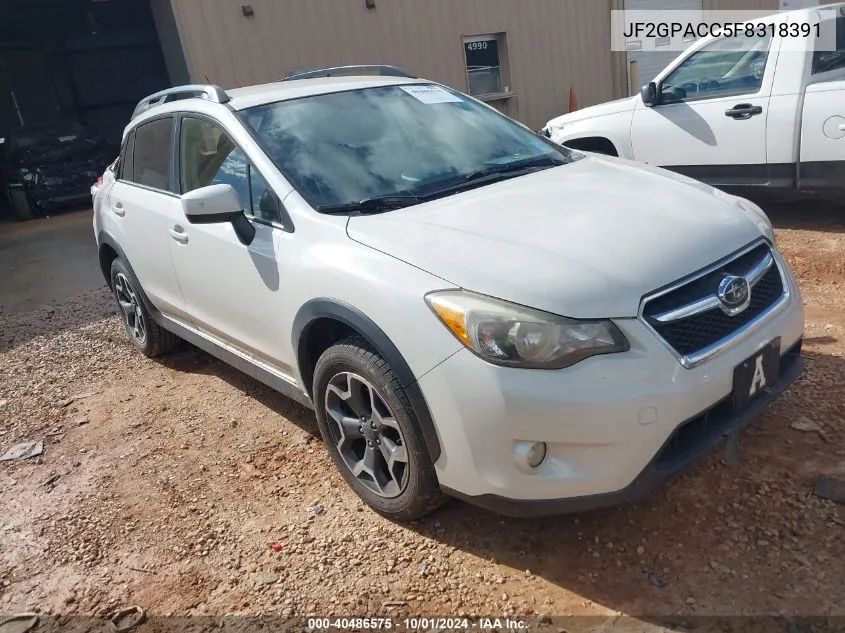 2015 Subaru Xv Crosstrek 2.0I Premium VIN: JF2GPACC5F8318391 Lot: 40486575