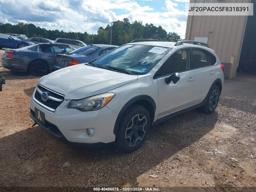 2015 Subaru Xv Crosstrek 2.0I Premium VIN: JF2GPACC5F8318391 Lot: 40486575