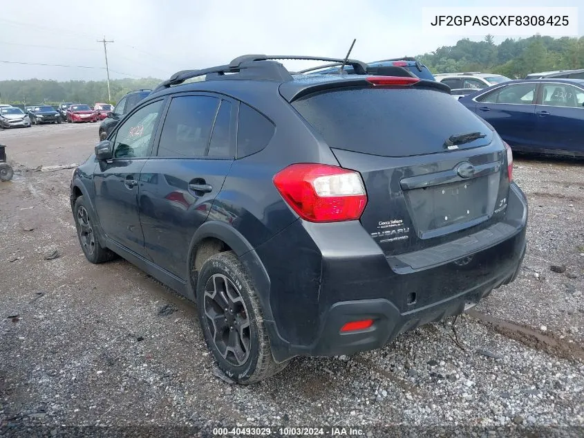 2015 Subaru Xv Crosstrek 2.0I Limited VIN: JF2GPASCXF8308425 Lot: 40493029