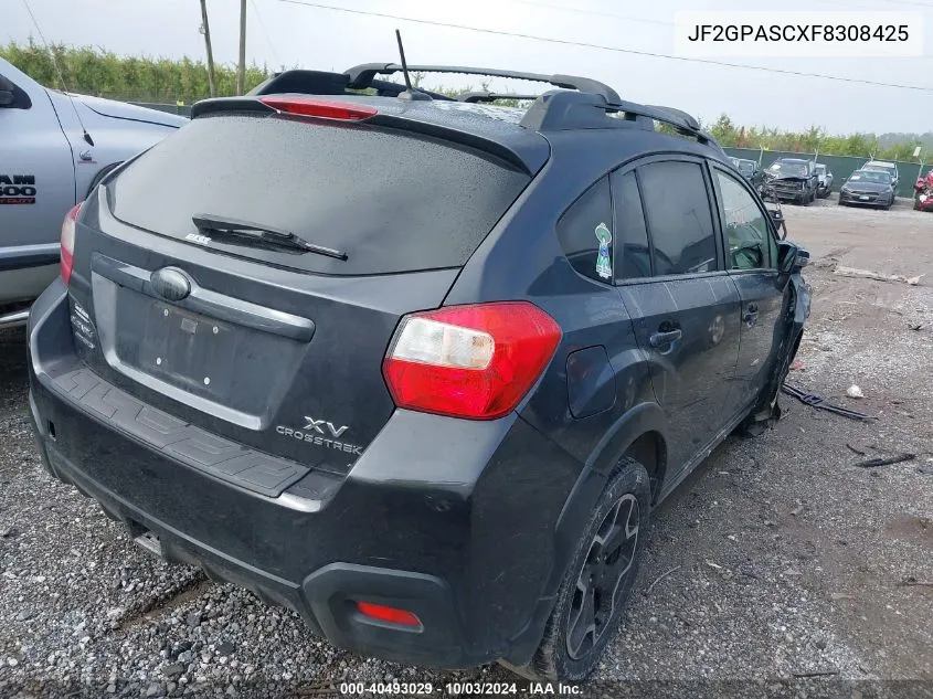 2015 Subaru Xv Crosstrek 2.0I Limited VIN: JF2GPASCXF8308425 Lot: 40493029