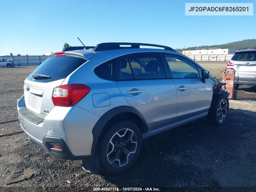 2015 Subaru Xv Crosstrek 2.0I Premium VIN: JF2GPADC6F8265201 Lot: 40507115