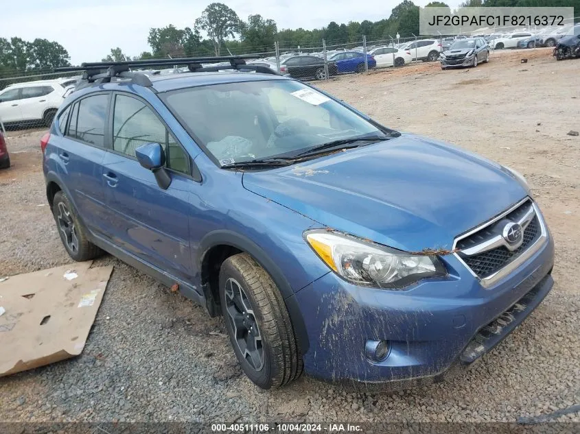 2015 Subaru Xv Crosstrek 2.0I Premium VIN: JF2GPAFC1F8216372 Lot: 40511106