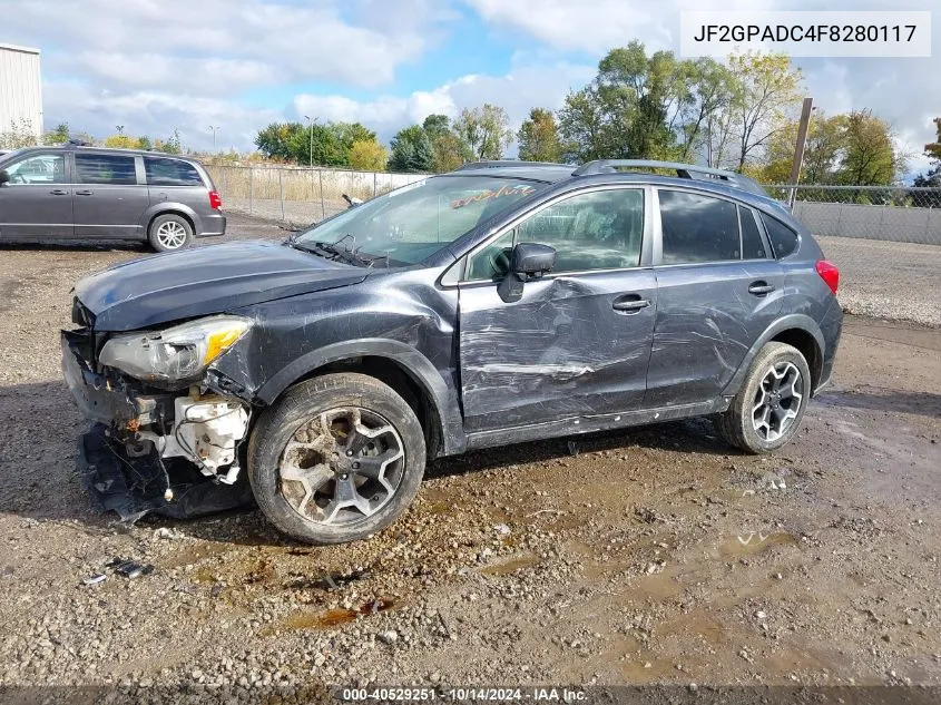 2015 Subaru Xv Crosstrek 2.0I Premium VIN: JF2GPADC4F8280117 Lot: 40529251