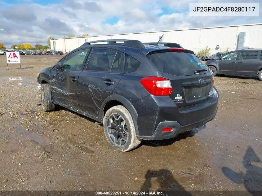 2015 Subaru Xv Crosstrek 2.0I Premium VIN: JF2GPADC4F8280117 Lot: 40529251