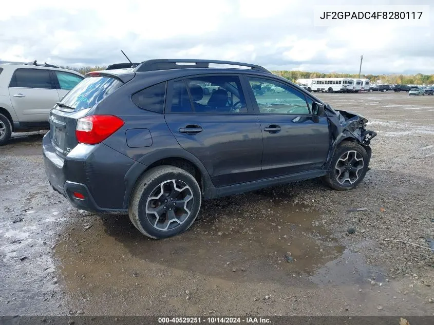 2015 Subaru Xv Crosstrek 2.0I Premium VIN: JF2GPADC4F8280117 Lot: 40529251