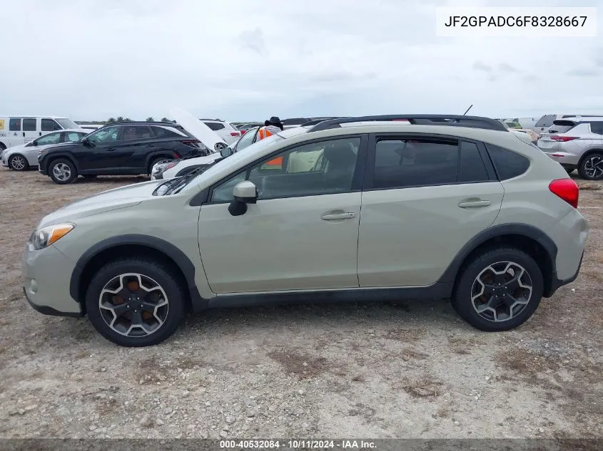 2015 Subaru Xv Crosstrek 2.0I Premium VIN: JF2GPADC6F8328667 Lot: 40532084