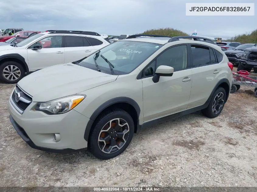 2015 Subaru Xv Crosstrek 2.0I Premium VIN: JF2GPADC6F8328667 Lot: 40532084