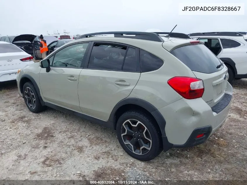 2015 Subaru Xv Crosstrek 2.0I Premium VIN: JF2GPADC6F8328667 Lot: 40532084