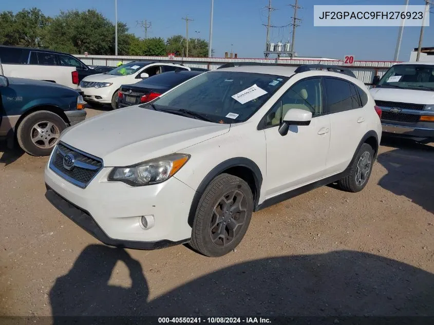 2015 Subaru Xv Crosstrek 2.0 Premium VIN: JF2GPACC9FH276923 Lot: 40550241