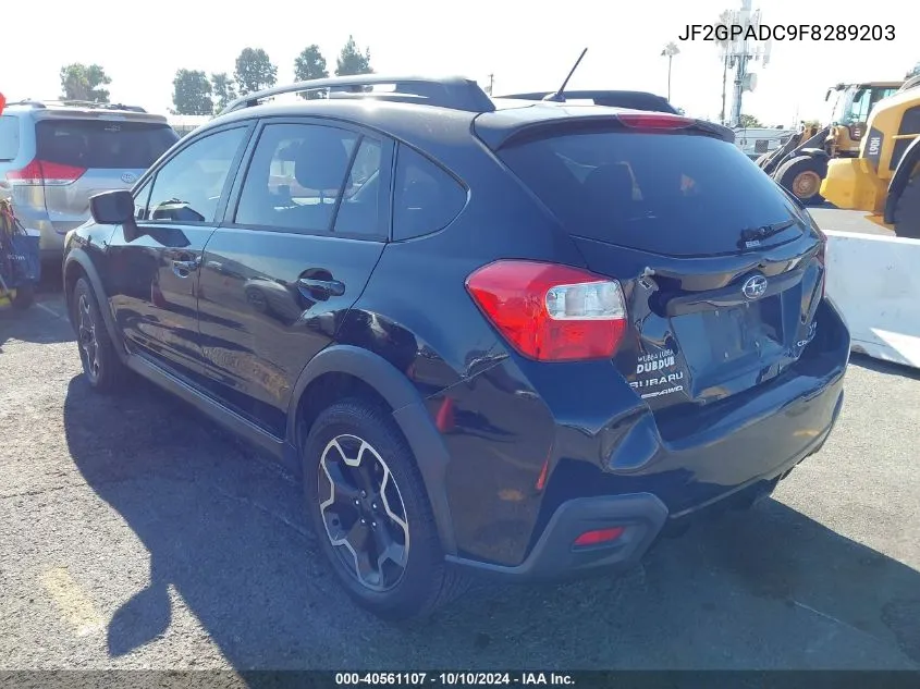 2015 Subaru Xv Crosstrek 2.0I Premium VIN: JF2GPADC9F8289203 Lot: 40561107