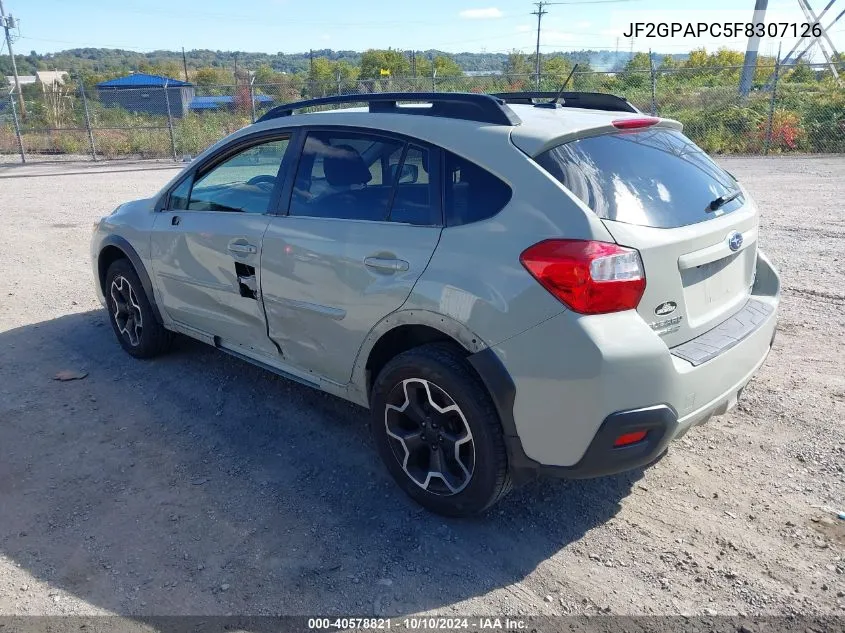 2015 Subaru Xv Crosstrek 2.0I Limited VIN: JF2GPAPC5F8307126 Lot: 40578821