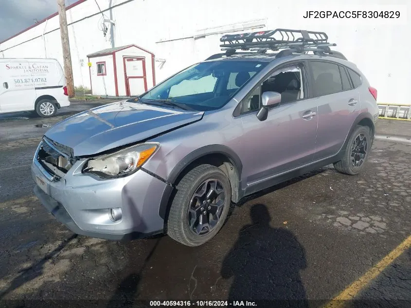 2015 Subaru Xv Crosstrek 2.0I Premium VIN: JF2GPACC5F8304829 Lot: 40594316