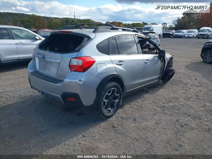 2015 Subaru Xv Crosstrek 2.0I Limited VIN: JF2GPAMC7FH246897 Lot: 40606343