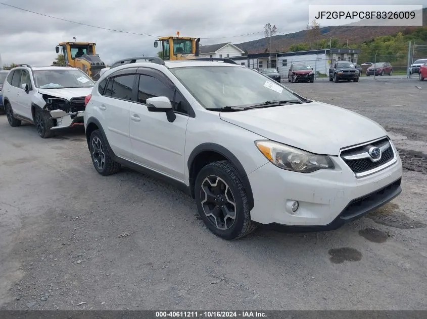 2015 Subaru Xv Crosstrek 2.0I Limited VIN: JF2GPAPC8F8326009 Lot: 40611211