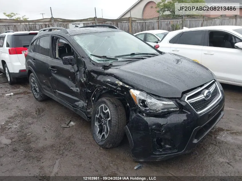 2016 Subaru Crosstrek VIN: JF2GPABC2G8213486 Lot: 12103981