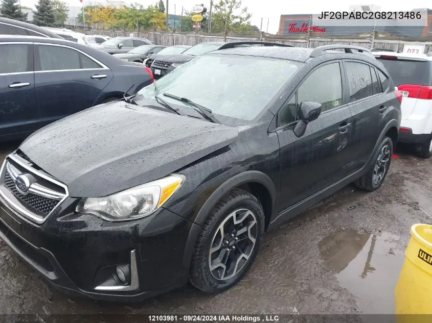 2016 Subaru Crosstrek VIN: JF2GPABC2G8213486 Lot: 12103981