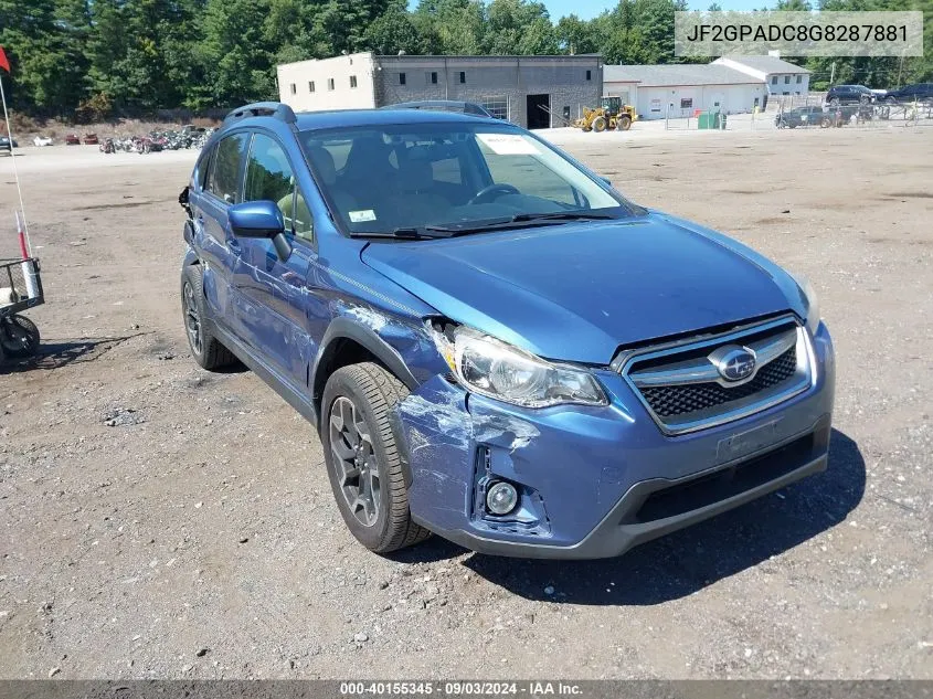 JF2GPADC8G8287881 2016 Subaru Crosstrek 2.0I Premium