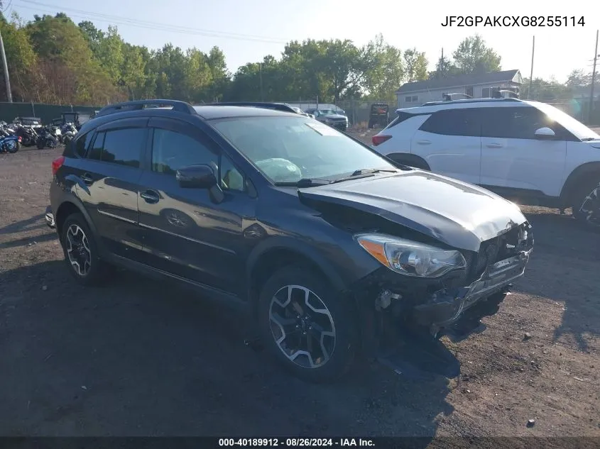 2016 Subaru Crosstrek 2.0I Limited VIN: JF2GPAKCXG8255114 Lot: 40189912