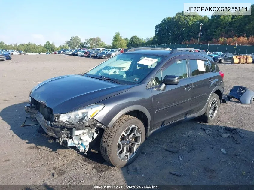 2016 Subaru Crosstrek 2.0I Limited VIN: JF2GPAKCXG8255114 Lot: 40189912