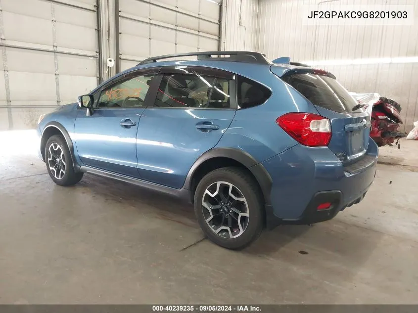 2016 Subaru Crosstrek Limited VIN: JF2GPAKC9G8201903 Lot: 40239235