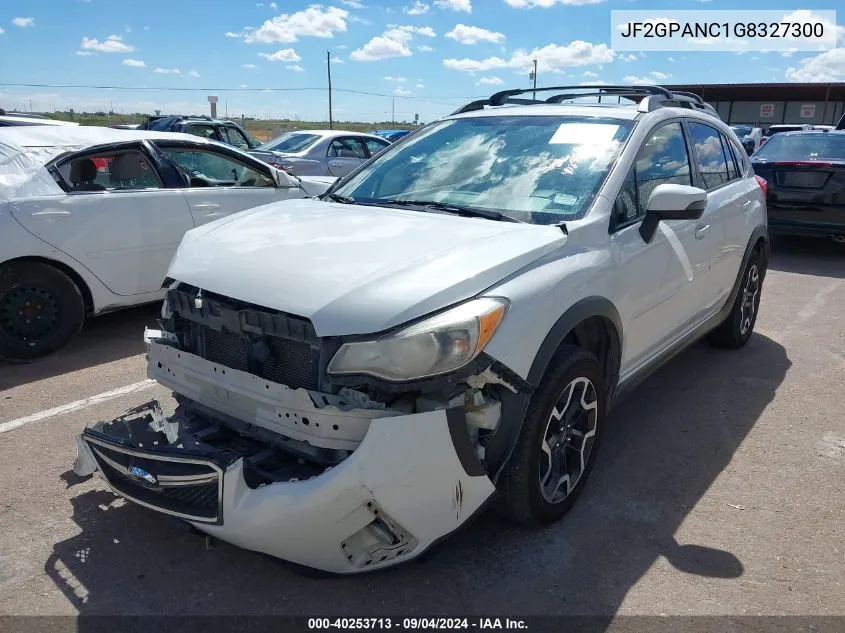 2016 Subaru Crosstrek 2.0I Limited VIN: JF2GPANC1G8327300 Lot: 40253713