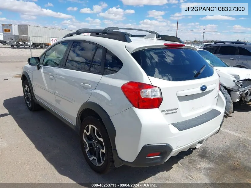 2016 Subaru Crosstrek 2.0I Limited VIN: JF2GPANC1G8327300 Lot: 40253713