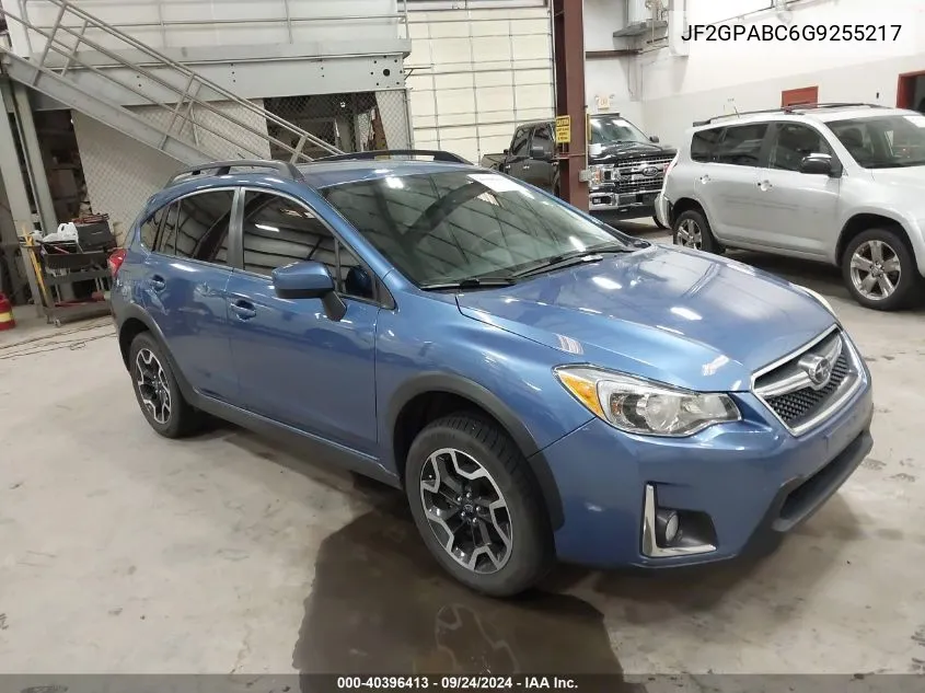 2016 Subaru Crosstrek 2.0I Premium VIN: JF2GPABC6G9255217 Lot: 40396413