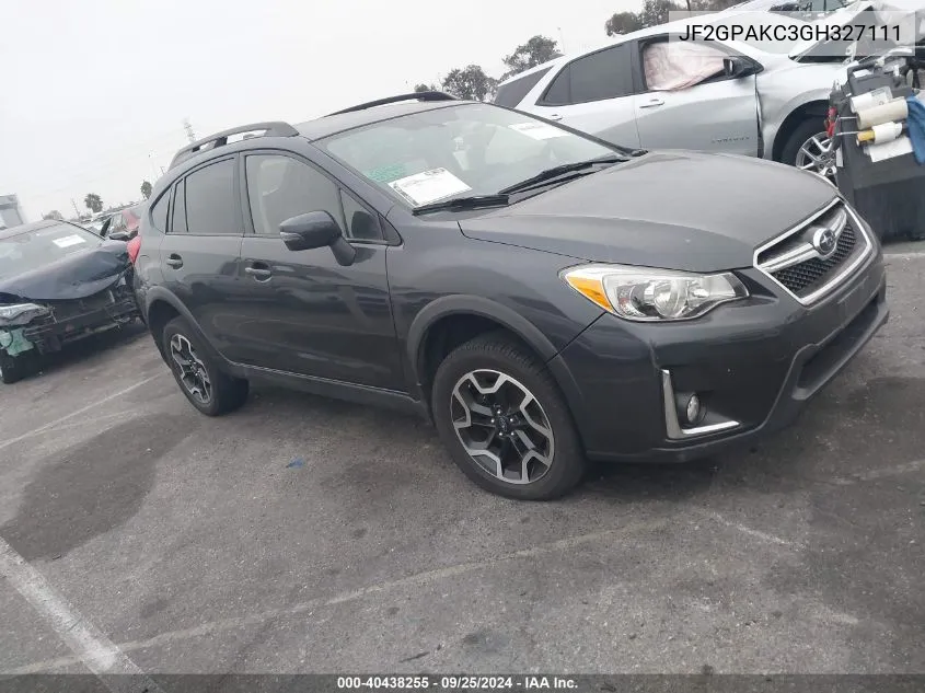 2016 Subaru Crosstrek 2.0I Limited VIN: JF2GPAKC3GH327111 Lot: 40438255